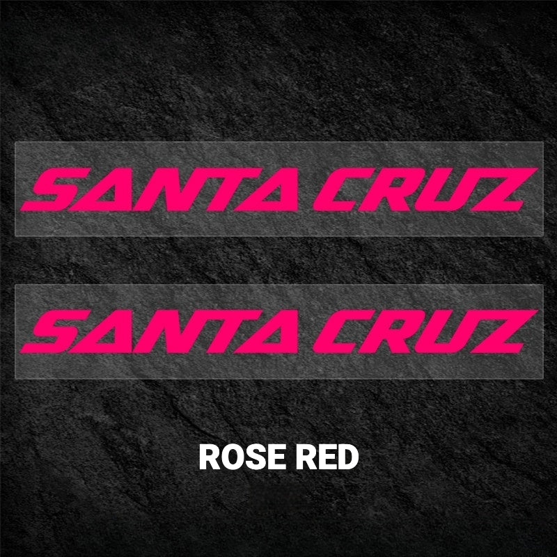 SANTA CRUZ 5010 Frame Logo Decal Kit | Custom Color Change Trail MTB Sticker