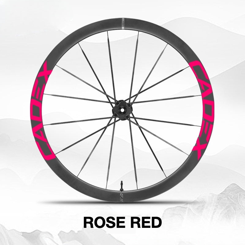 Cadex 36 Disc Wheel Decal Sticker Kit – Premium Logo Cover & Color Change