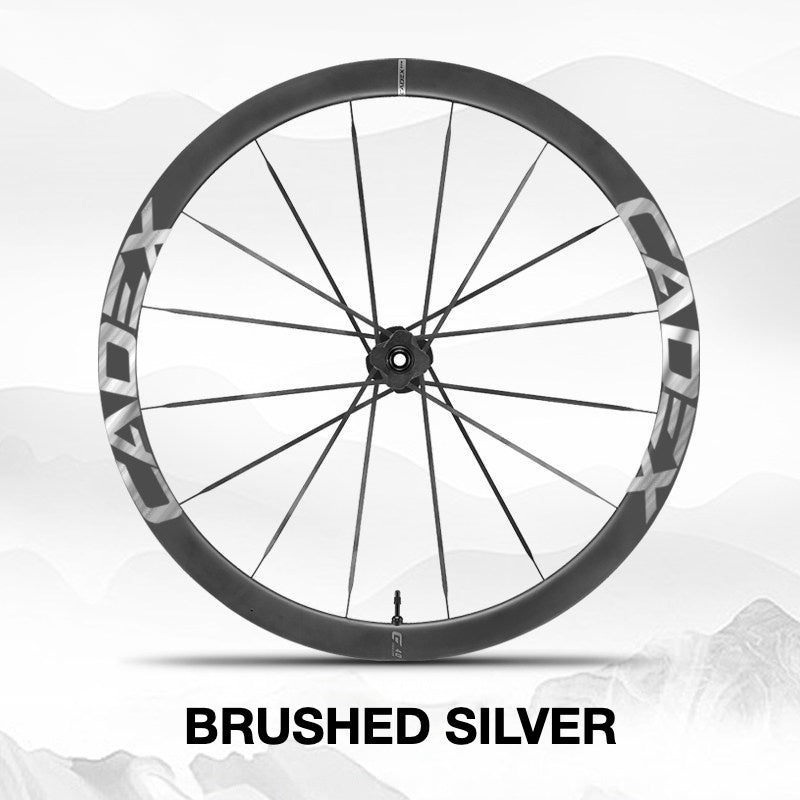 Cadex 36 Disc Wheel Decal Sticker Kit – Premium Logo Cover & Color Change