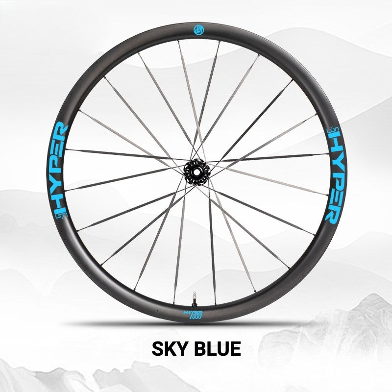 Infinity Logo Decals for Lún HYPER 3 D33 Gen 3 Wheelset | Waterproof Rim Overlay Stickers(Complete Decal Set for Two Wheels + Spare Decals Included)