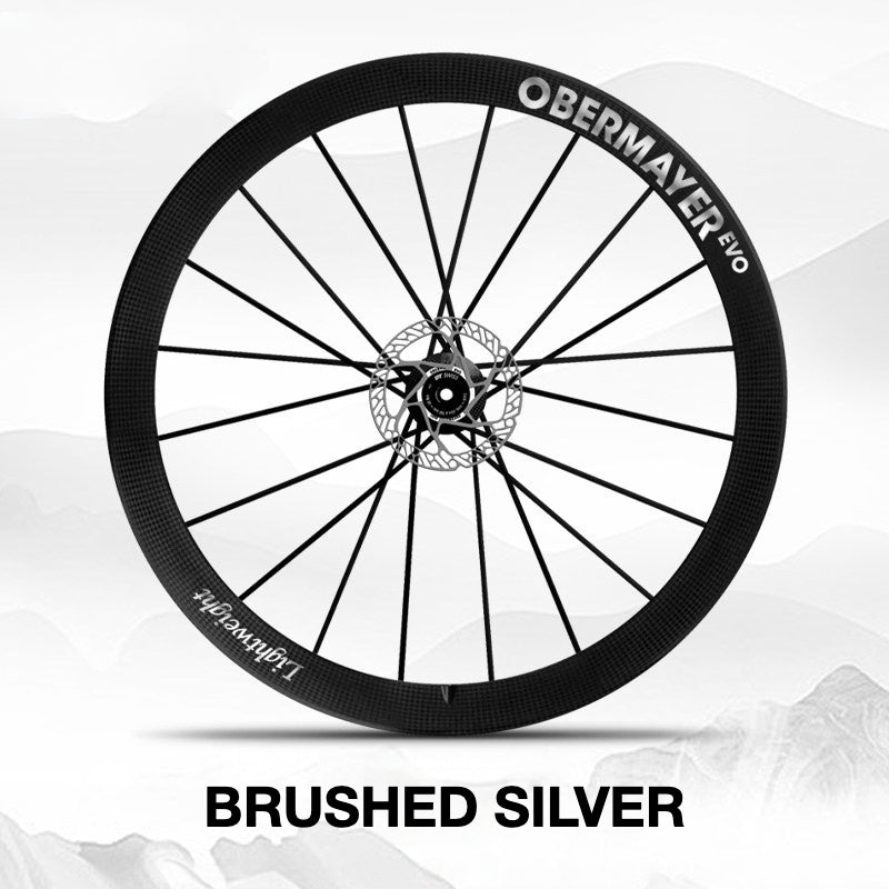 Lightweight Obermayer EVO Wheel Decal Sticker Kit – Logo Cover & Color Change