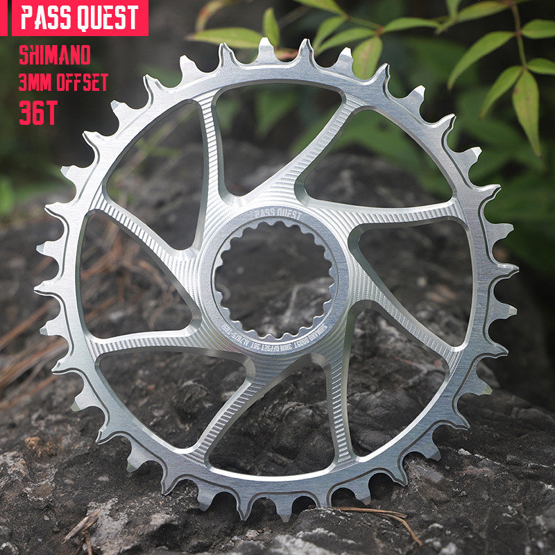 PASS QUEST Shimano Direct Mount MTB Chainring | M7100 M8100 M9100 | 3mm / 6mm Offset Narrow Wide