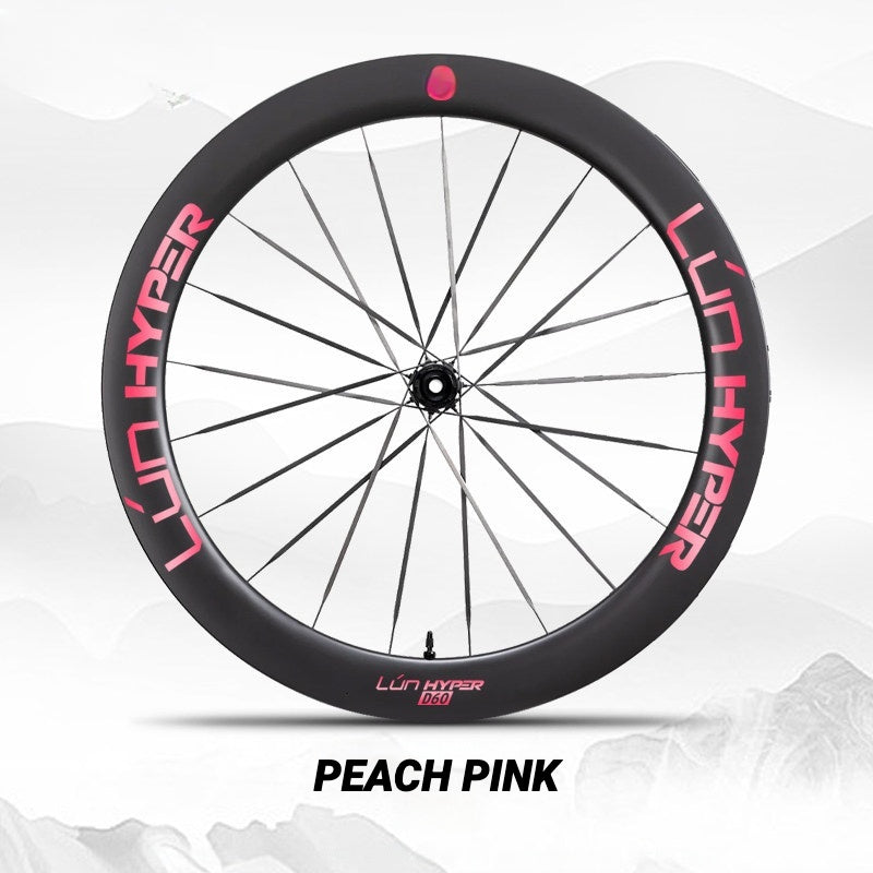 Infinity Logo Decals for Lún HYPER 5 D60 Gen 5 Wheelset | Waterproof Rim Overlay Stickers(Complete Decal Set for Two Wheels + Spare Decals Included)