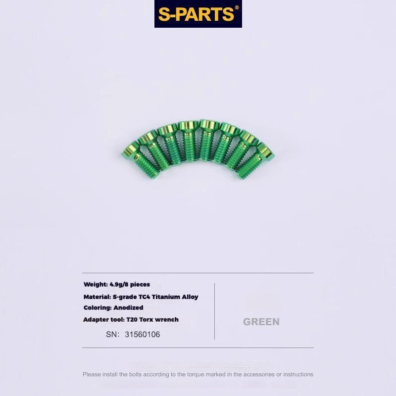 Viti per deragliatore in titanio S-PARTS compatibili con SRAM RED AXS