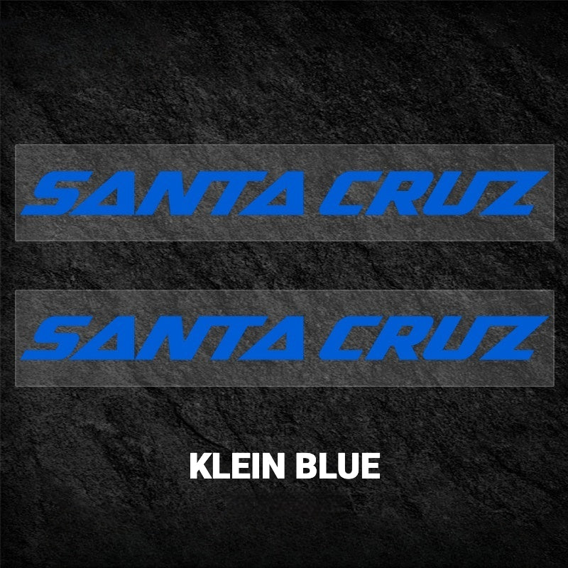 SANTA CRUZ 5010 Frame Logo Decal Kit | Custom Color Change Trail MTB Sticker
