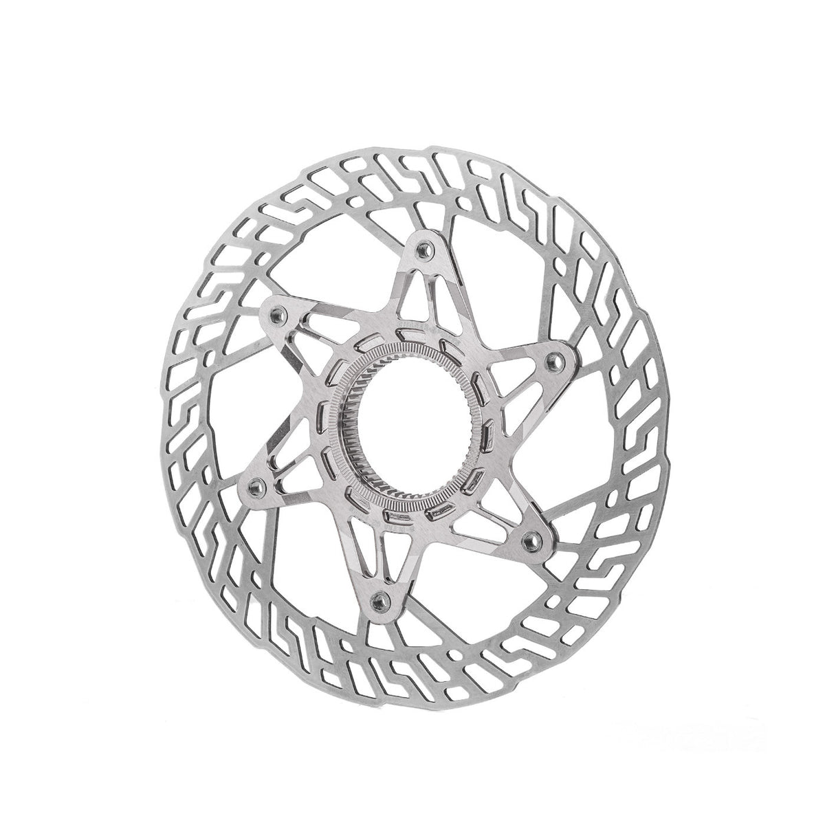 Chaser G2 Rotor de frein à disque Center Lock ultra-léger 140/160mm | 7075 CNC + SUS420 | Mise à niveau des rivets en titane