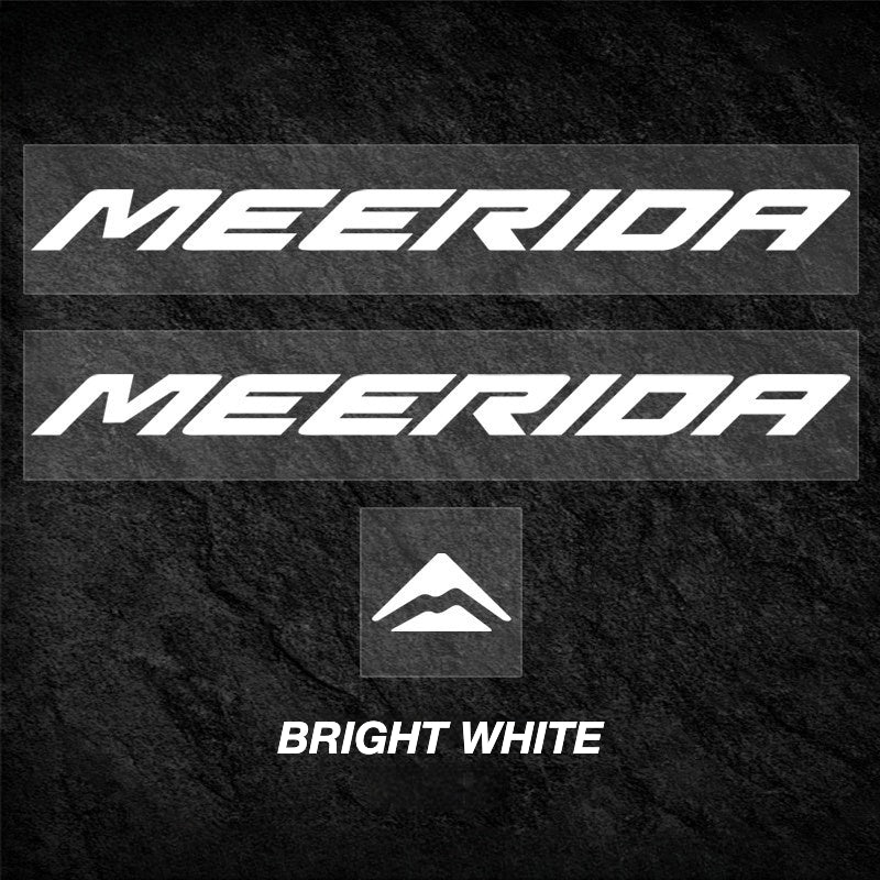 Custom OEM Logo Decals for Merida Reacto Road Bike Frame | Waterproof Overlay Stickers