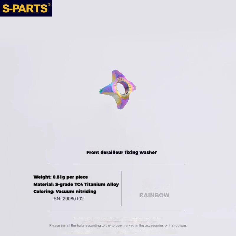 Viti per deragliatore in titanio S-PARTS compatibili con SRAM RED AXS