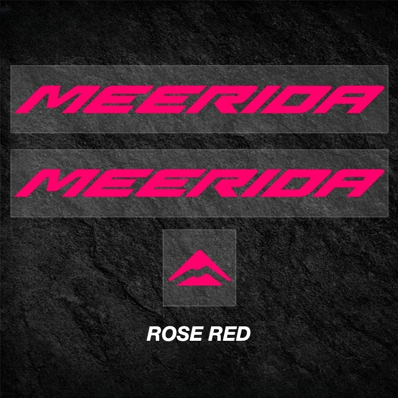 Custom OEM Logo Decals for Merida Reacto Road Bike Frame | Waterproof Overlay Stickers