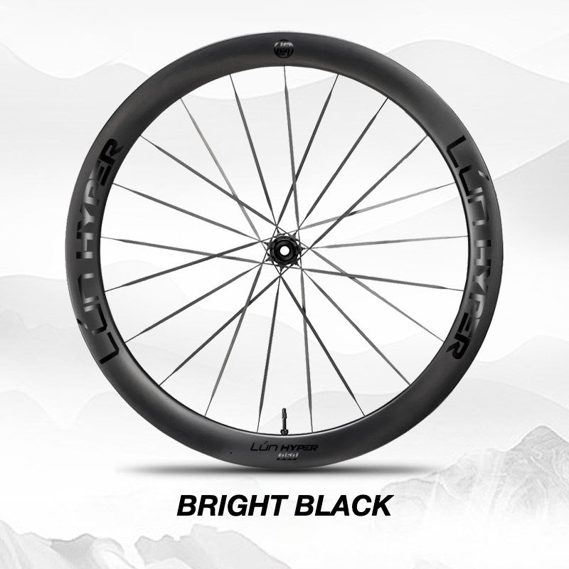Infinity Logo Decals for Lún HYPER 5 D50 Gen 5 Wheelset | Waterproof Rim Overlay Stickers(Complete Decal Set for Two Wheels + Spare Decals Included)