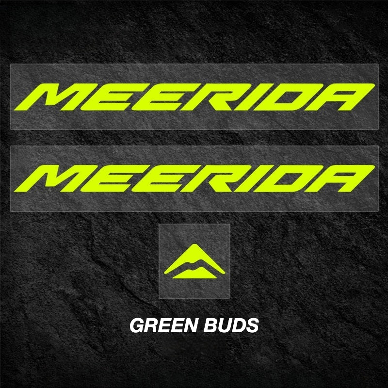 Custom OEM Logo Decals for Merida Reacto Road Bike Frame | Waterproof Overlay Stickers
