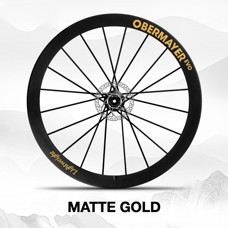 Lightweight Obermayer EVO Wheel Decal Sticker Kit – Logo Cover & Color Change