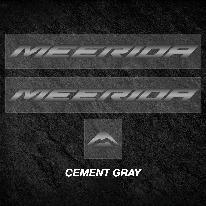 Custom OEM Logo Decals for Merida Reacto Road Bike Frame | Waterproof Overlay Stickers