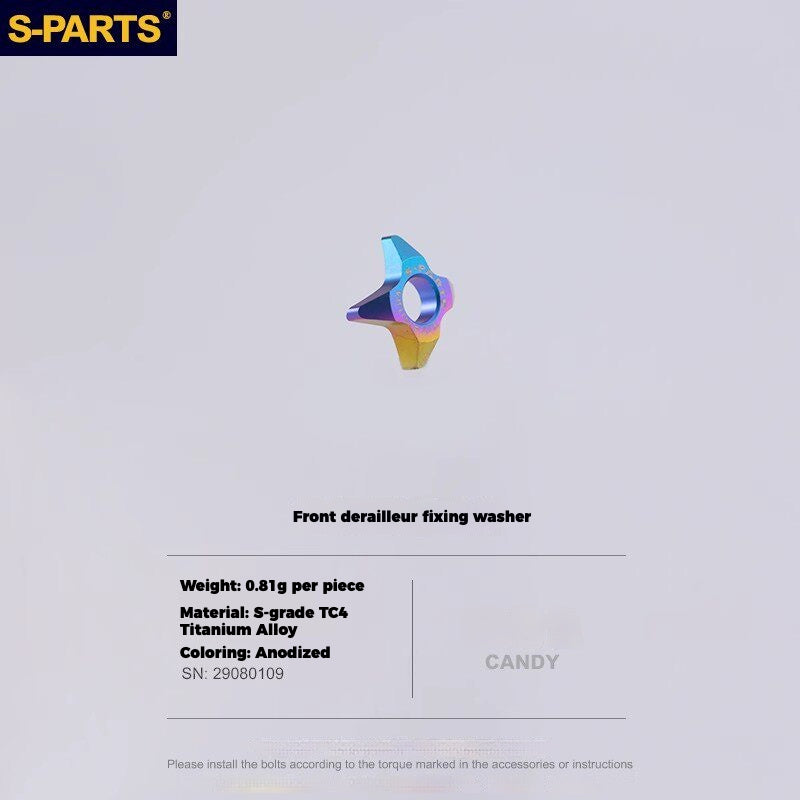 Viti per deragliatore in titanio S-PARTS compatibili con SRAM RED AXS