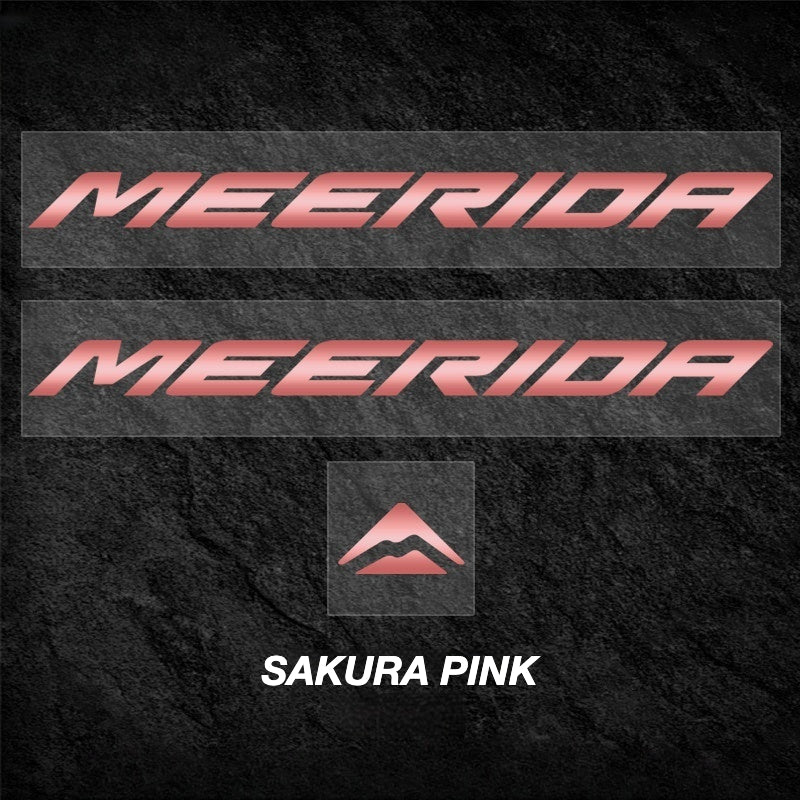 Custom OEM Logo Decals for Merida Reacto Road Bike Frame | Waterproof Overlay Stickers