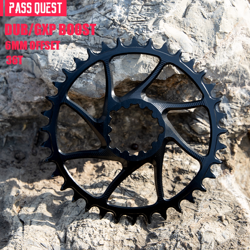 PASS QUEST SRAM 3-Bolt Direct-Mount Narrow-Wide Chainring | GXP DUB | 3mm / 6mm Offset