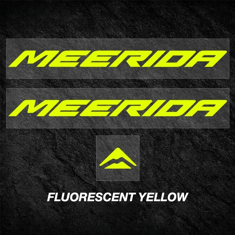 Custom OEM Logo Decals for Merida Reacto Road Bike Frame | Waterproof Overlay Stickers