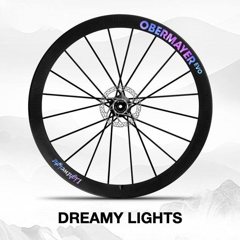 Lightweight Obermayer EVO Wheel Decal Sticker Kit – Logo Cover & Color Change
