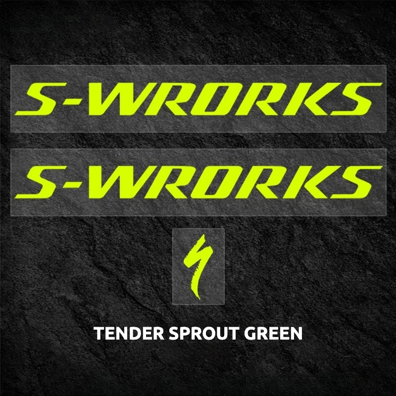 Cachette de logo spécialisée S-Works Tarmac SL8 | Autocollant de cadre de vélo de route personnalisé imperméable