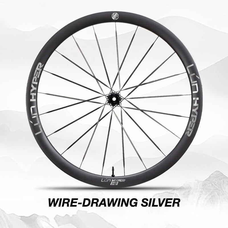 Infinity Logo Decals for Lún HYPER 5 D40 Gen 5 Wheelset | Waterproof Rim Overlay Stickers(Complete Decal Set for Two Wheels + Spare Decals Included)