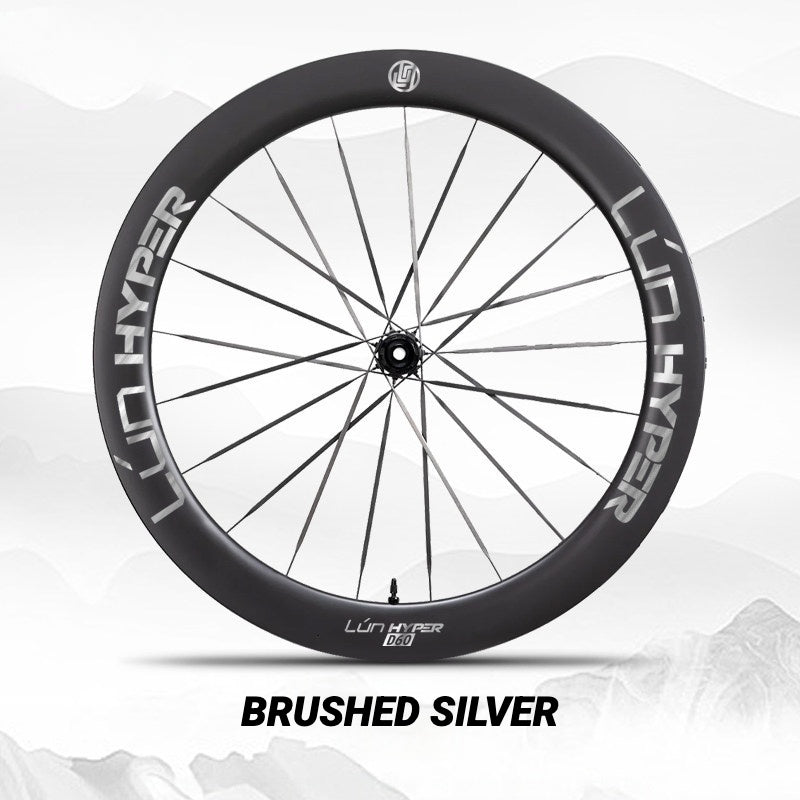 Infinity Logo Decals for Lún HYPER 5 D60 Gen 5 Wheelset | Waterproof Rim Overlay Stickers(Complete Decal Set for Two Wheels + Spare Decals Included)