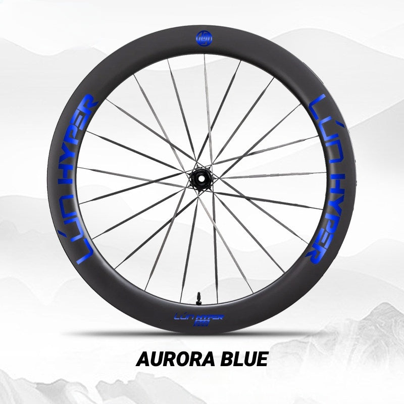 Infinity Logo Decals for Lún HYPER 5 D60 Gen 5 Wheelset | Waterproof Rim Overlay Stickers(Complete Decal Set for Two Wheels + Spare Decals Included)