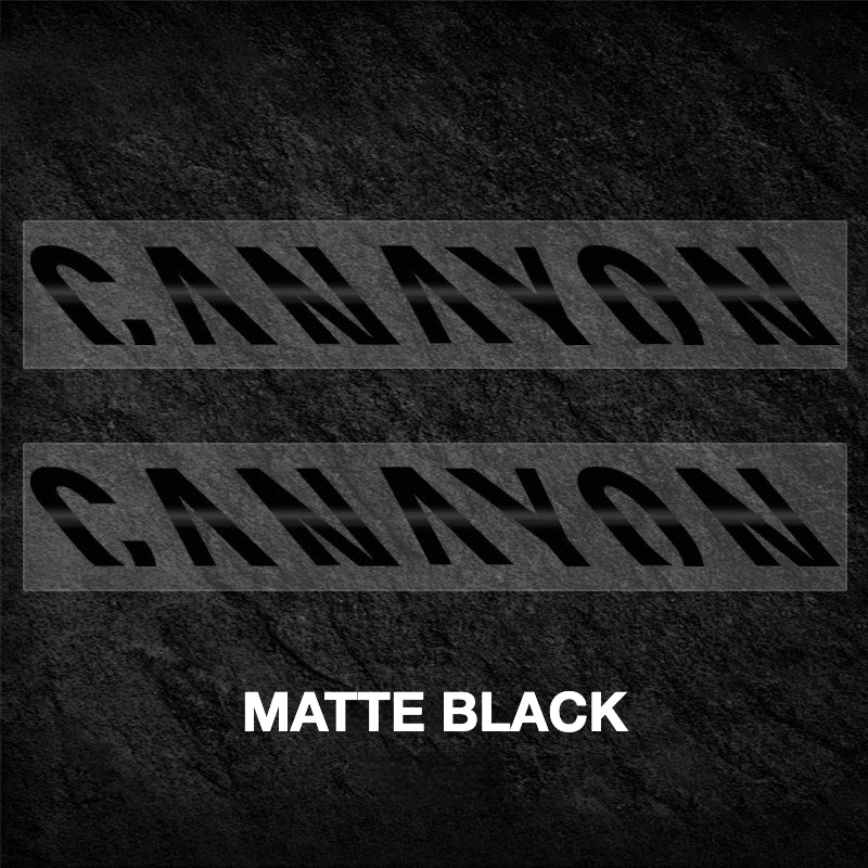 Canyon Ultimate Frame Decal Sticker Kit – Logo Cover & Color Change