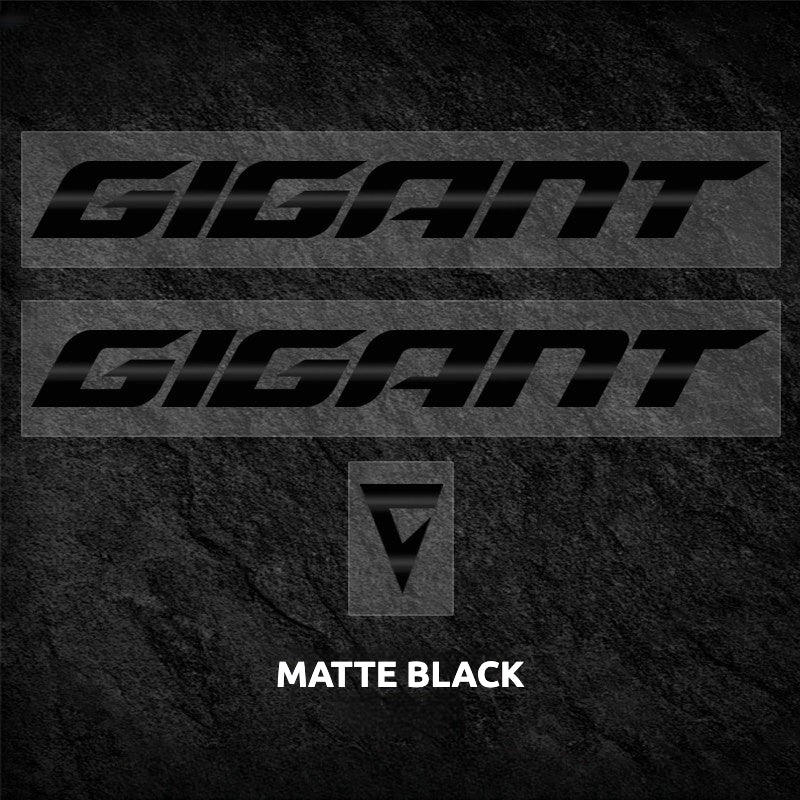 Giant Revolt F Series Frame Logo Decals | Custom Waterproof OEM Overlay Stickers