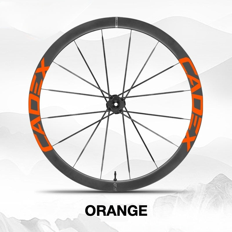 Cadex 36 Disc Wheel Decal Sticker Kit – Premium Logo Cover & Color Change