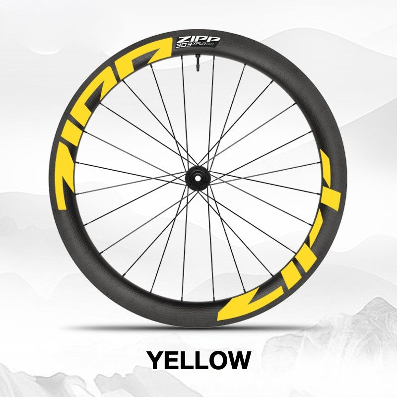 2025 ZIPP 303 XPLR SW Wheel Decal Sticker Kit – Reflective Waterproof Gravel Rim Graphics