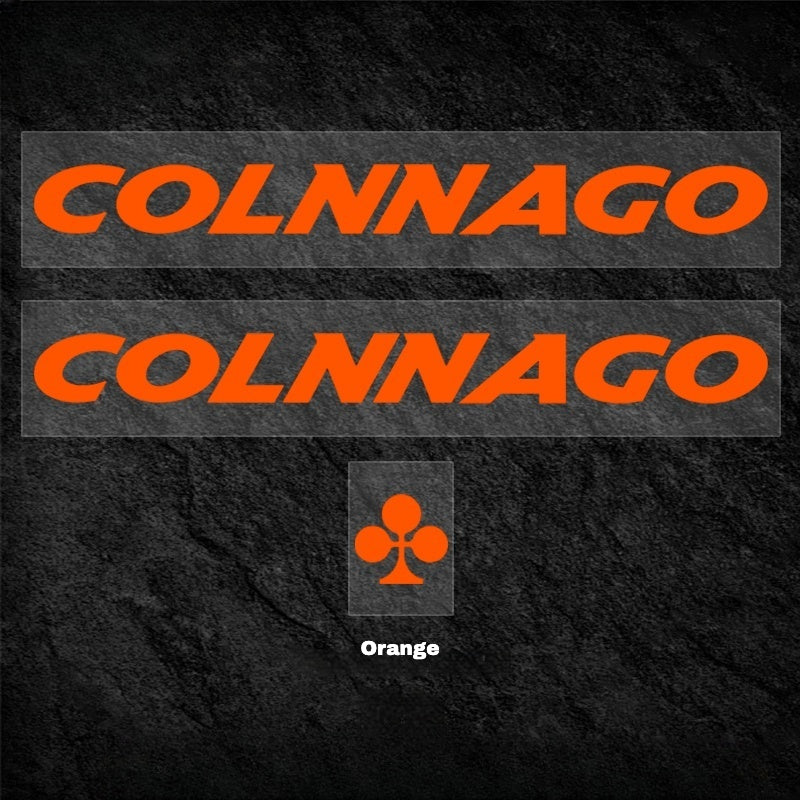 Colnago V3 Frame Logo Decals | Custom Waterproof OEM Overlay Stickers