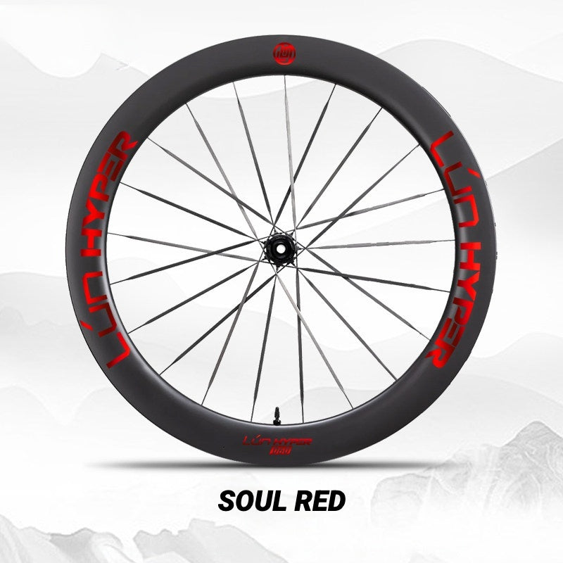 Infinity Logo Decals for Lún HYPER 5 D60 Gen 5 Wheelset | Waterproof Rim Overlay Stickers(Complete Decal Set for Two Wheels + Spare Decals Included)