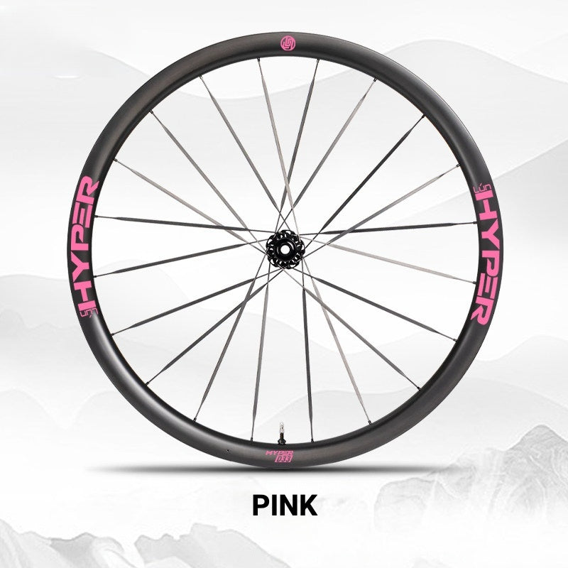 Infinity Logo Decals for Lún HYPER 3 D33 Gen 3 Wheelset | Waterproof Rim Overlay Stickers(Complete Decal Set for Two Wheels + Spare Decals Included)