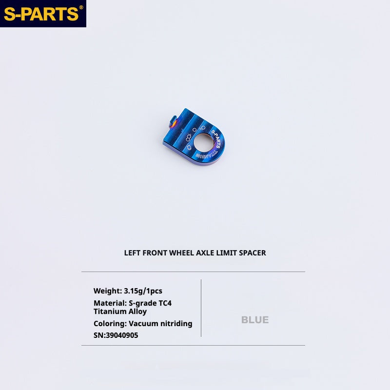 Kit d'amélioration de boulons en titane S-PARTS pour Brompton | Ensemble de visserie légère TC4 CNC pour cadre et charnière