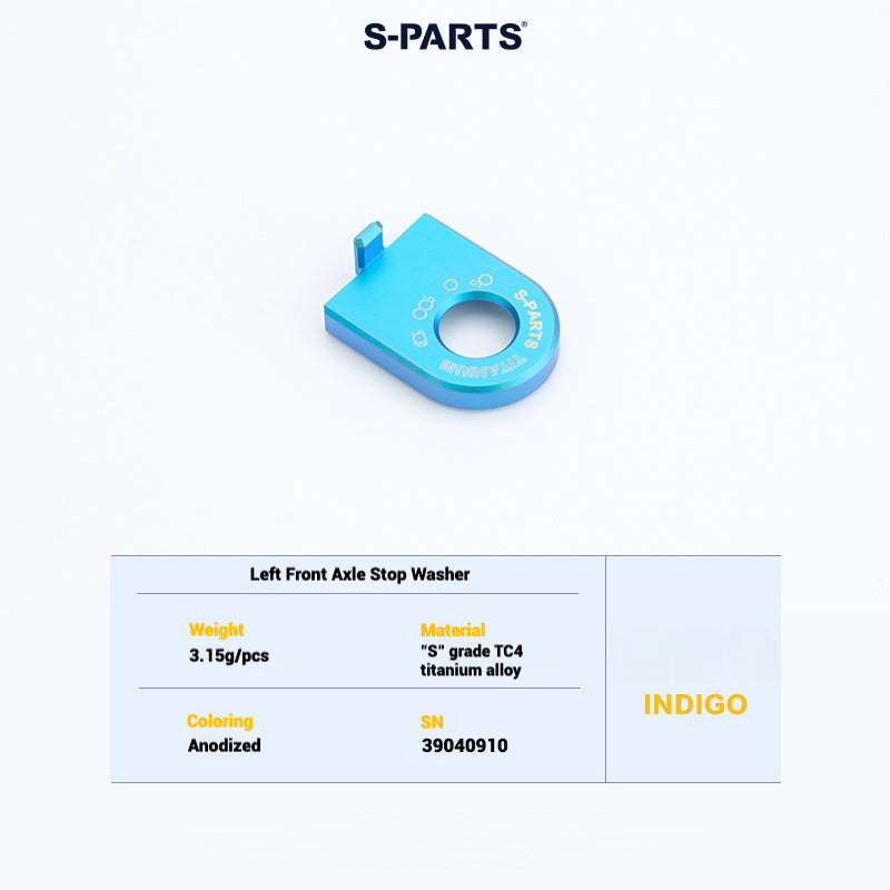 Kit d'amélioration de boulons en titane S-PARTS pour Brompton | Ensemble de visserie légère TC4 CNC pour cadre et charnière