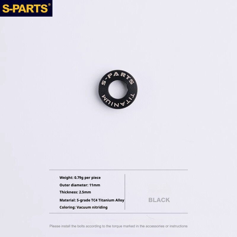 Juego de tornillos de aleación de titanio para freno de disco de bicicleta de carretera S-PARTS para SRAM RED Force Rival AXS de 12 velocidades