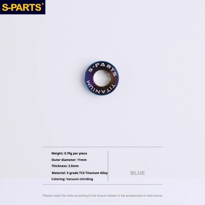 Juego de tornillos de aleación de titanio para freno de disco de bicicleta de carretera S-PARTS para SRAM RED Force Rival AXS de 12 velocidades