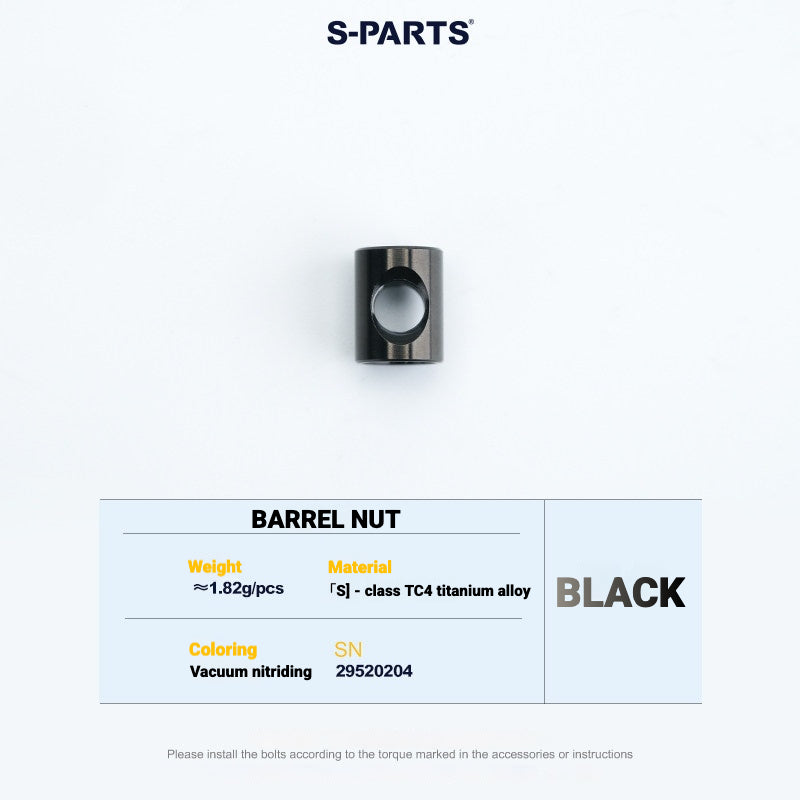 S-PARTS Titanium Saddle Clamp Yoke Kit for Cannondale SystemSix Gen 5 | 3D Printed Lightweight Seatpost Upgrade