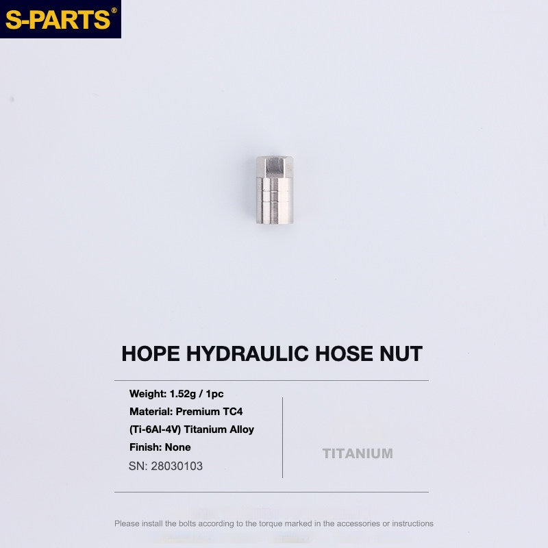 S-PARTS Titanium Brake Bolt Kit for HOPE V4 / TECH / RACE / TRAIL / ZONE | Ultra-Light MTB Brake Hardware