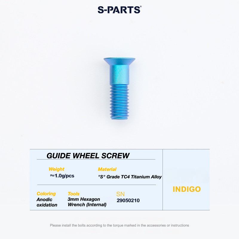 S-PARTS Titanium Drivetrain Bolt Kit for MAGENE QED Electronic Groupset