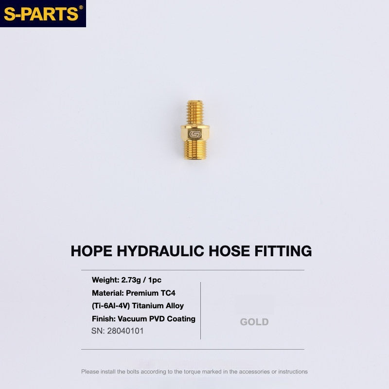 S-PARTS Titanium Brake Bolt Kit for HOPE V4 / TECH / RACE / TRAIL / ZONE | Ultra-Light MTB Brake Hardware