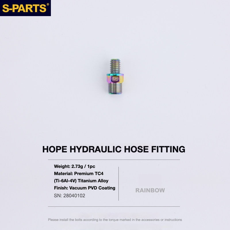 S-PARTS Titanium Brake Bolt Kit for HOPE V4 / TECH / RACE / TRAIL / ZONE | Ultra-Light MTB Brake Hardware
