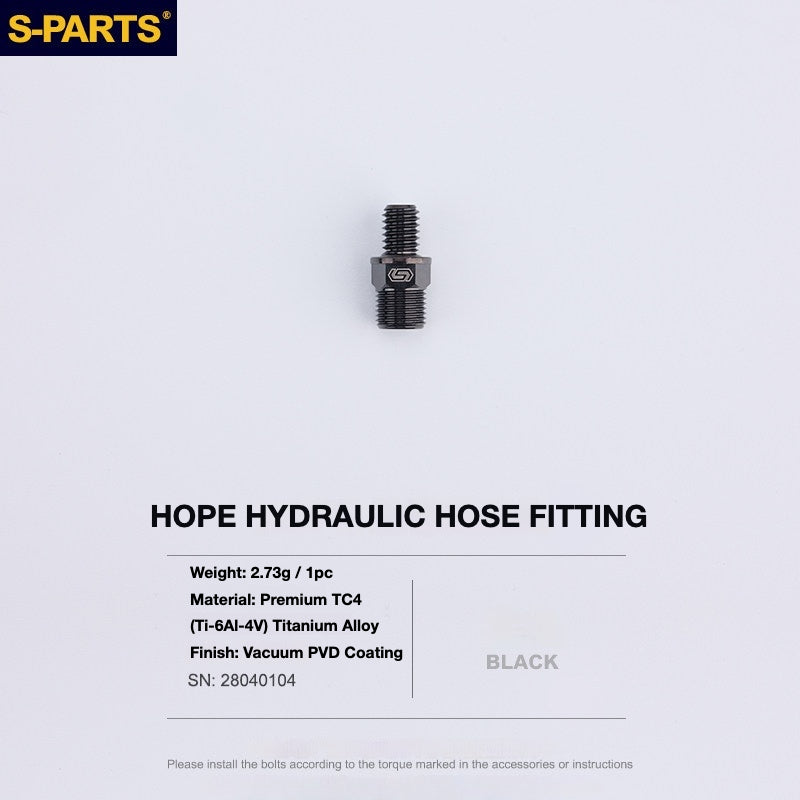 S-PARTS Titanium Brake Bolt Kit for HOPE V4 / TECH / RACE / TRAIL / ZONE | Ultra-Light MTB Brake Hardware