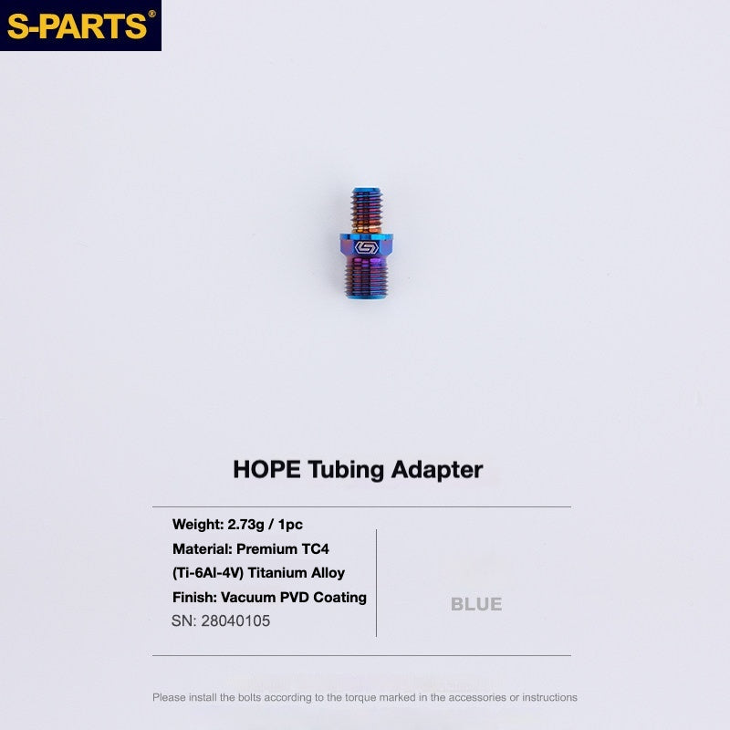 S-PARTS Titanium Brake Bolt Kit for HOPE V4 / TECH / RACE / TRAIL / ZONE | Ultra-Light MTB Brake Hardware