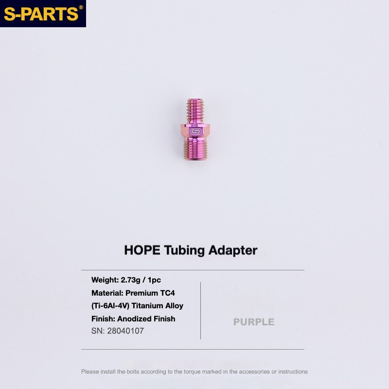 S-PARTS Titanium Brake Bolt Kit for HOPE V4 / TECH / RACE / TRAIL / ZONE | Ultra-Light MTB Brake Hardware