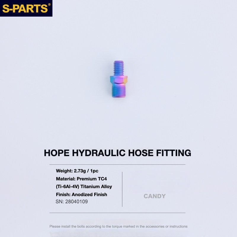 S-PARTS Titanium Brake Bolt Kit for HOPE V4 / TECH / RACE / TRAIL / ZONE | Ultra-Light MTB Brake Hardware