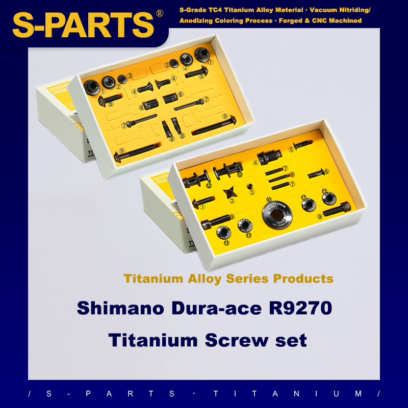 Kit de freno y cambio de tornillo de titanio Shimano Dura-ace R9250 R9270