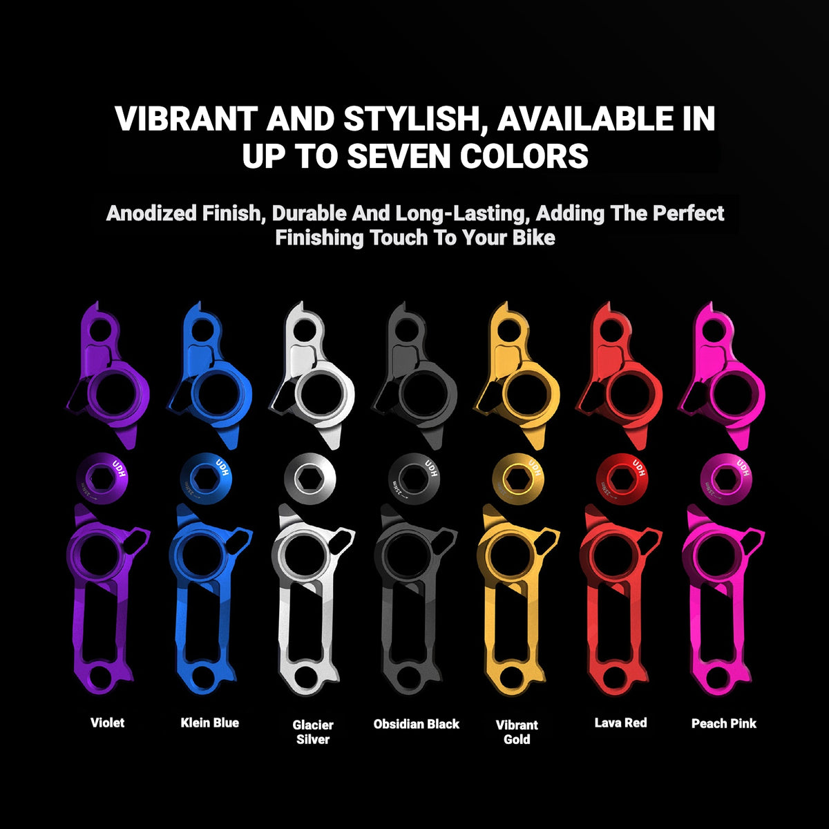 INCOLOR Lightweight UDH Derailleur Hanger for Trek Madone Gen 8, Quicker One & Specialized S-Works Tarmac SL9 | 7075-T6 Aluminum