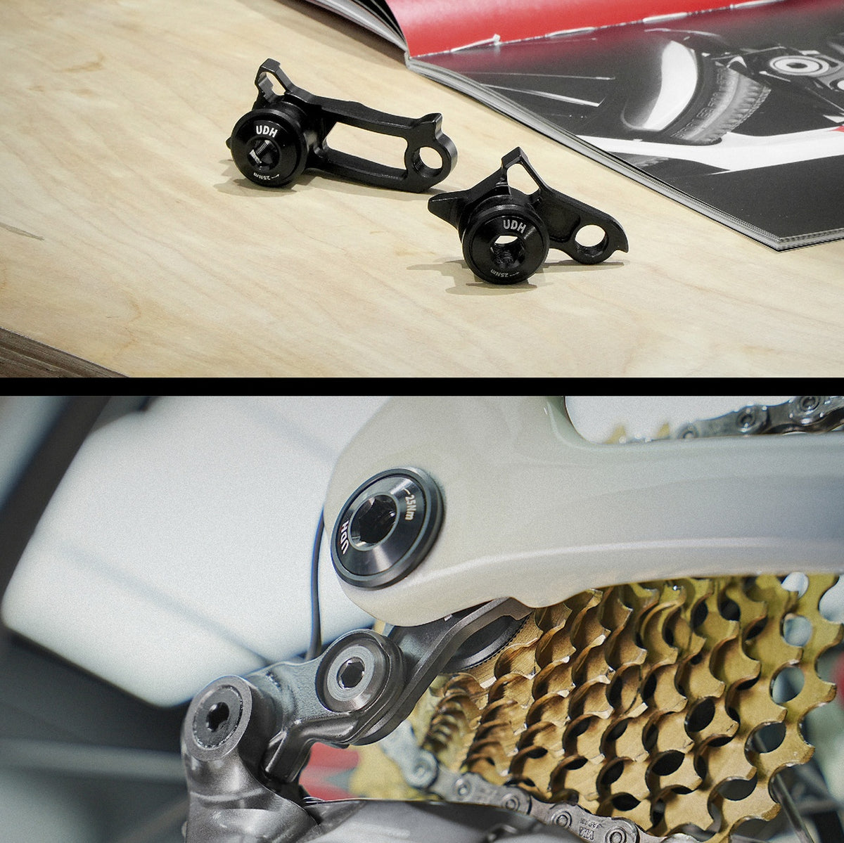 INCOLOR Lightweight UDH Derailleur Hanger for Trek Madone Gen 8, Quicker One & Specialized S-Works Tarmac SL9 | 7075-T6 Aluminum