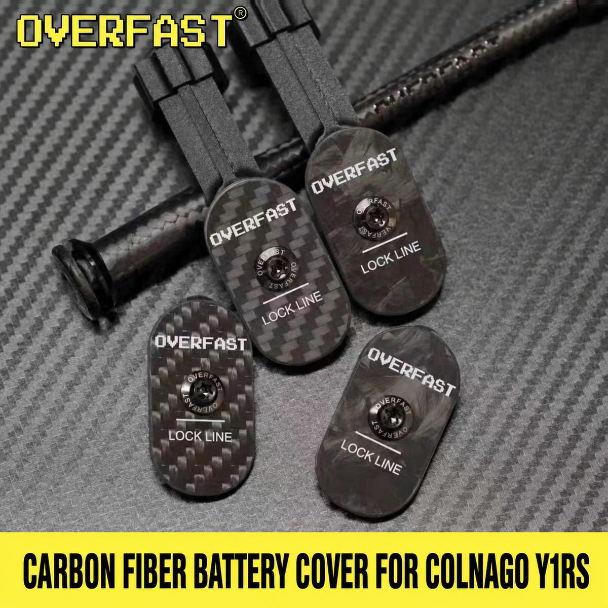 Ultralight Carbon Battery Holder for Colnago Y1RS | Shimano Di2 / SRAM | Approx. 10g